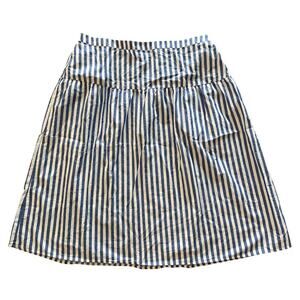 Old Navy Drop Waist Modern Hourglass Skirt Midi Stripe Cotton XXL Pull On A Line